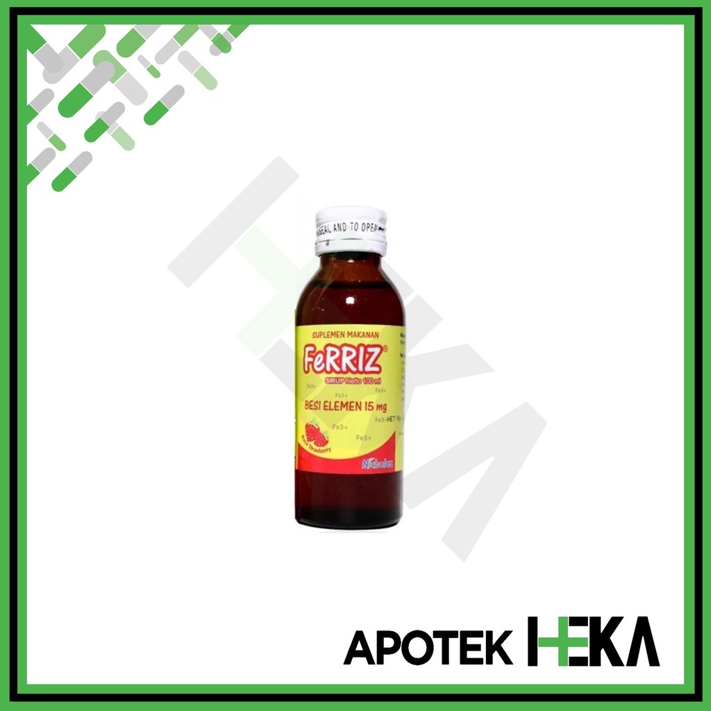 Ferriz Syrup 100 ml - Sirup Suplemen Zat Besi Anak