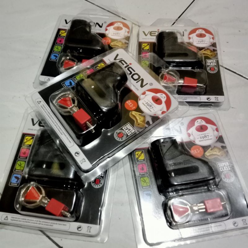 Gembok Cakram Motor Merek VEISON Universal Motor