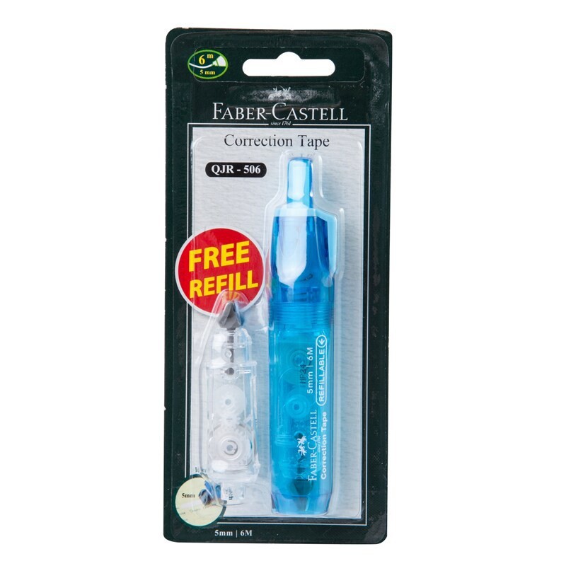 

Correction Tape Faber Castell QJR -506 Free Refill 1 Pcs - SHSNP