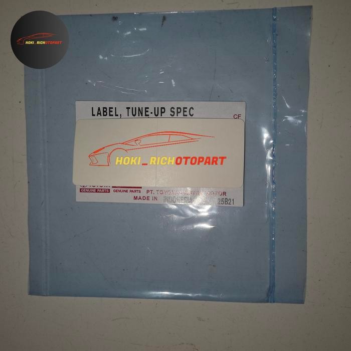 Stiker Label Cooling Fan Caution Avanza 2022 Veloz 2022 Ori Genuine Part