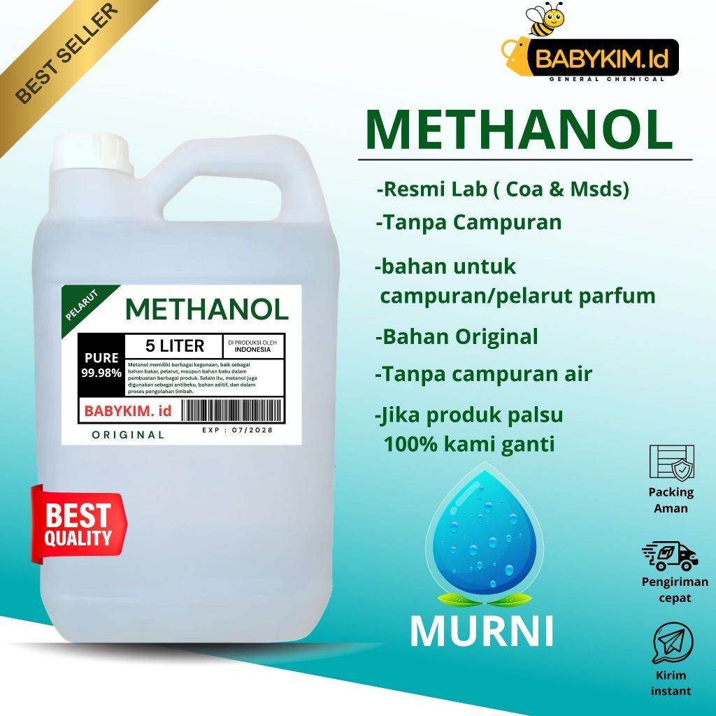 Methanol / Methanol 5 Liter pure 99,98%