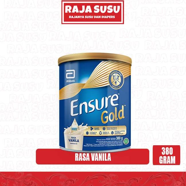 

ENSURE GOLD VANILA 380GR - RAJA SUSU