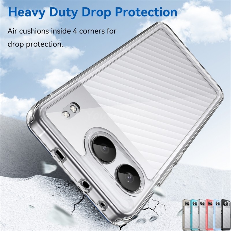 For Oneplus Nord 4 Case Luxury Silicone Bumper Transparent Shockproof Phone Protector Oneplus Nord 4