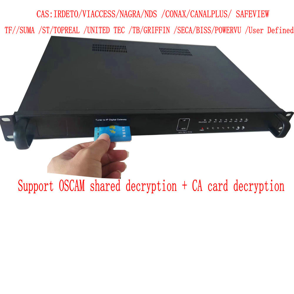 Tuner DVB-S DVB-S2 DVB-T T2 DVB-C ISDBT to IP UDP HTTP RTSP 5-channel