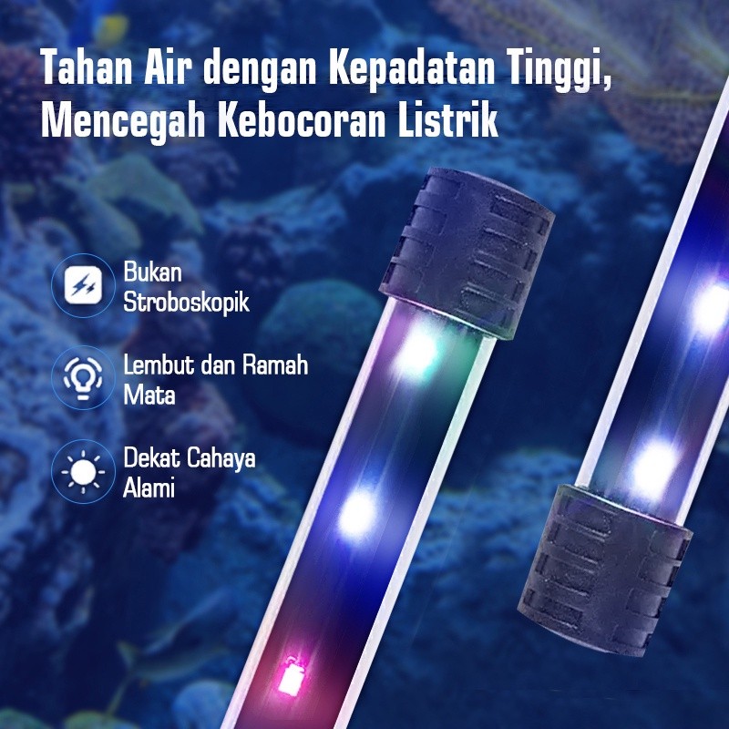 LAMPU CELUP 20 CM 30 CM 40 CM LED LAMPU AQUARIUM CELUP 20CM 30CM 40CM LAMPU LED AQUARIUM