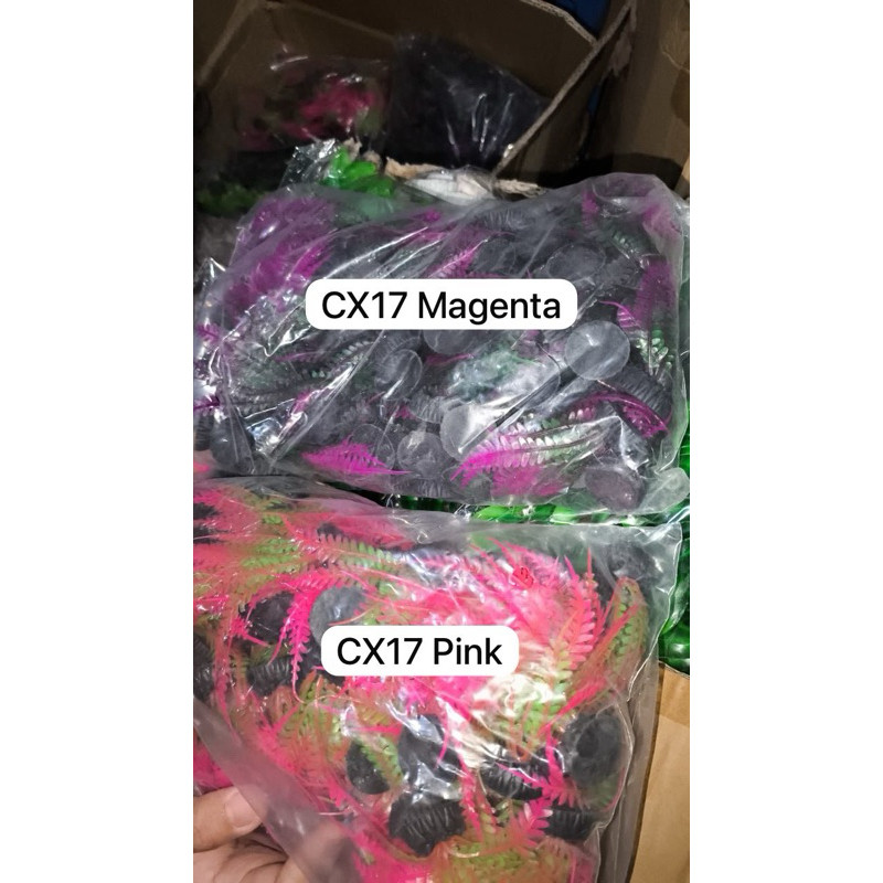 TANAMAN AIR BUATAN TANAMAN PLASTIK HIASAN AQUARIUM AQUASCAPE MOTIF DAUN TANAMAN AIR ARTIFICIAL