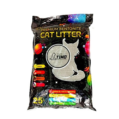 PASIR GUMPAL WANGI TIMO 25 LITER / PASIR KUCING