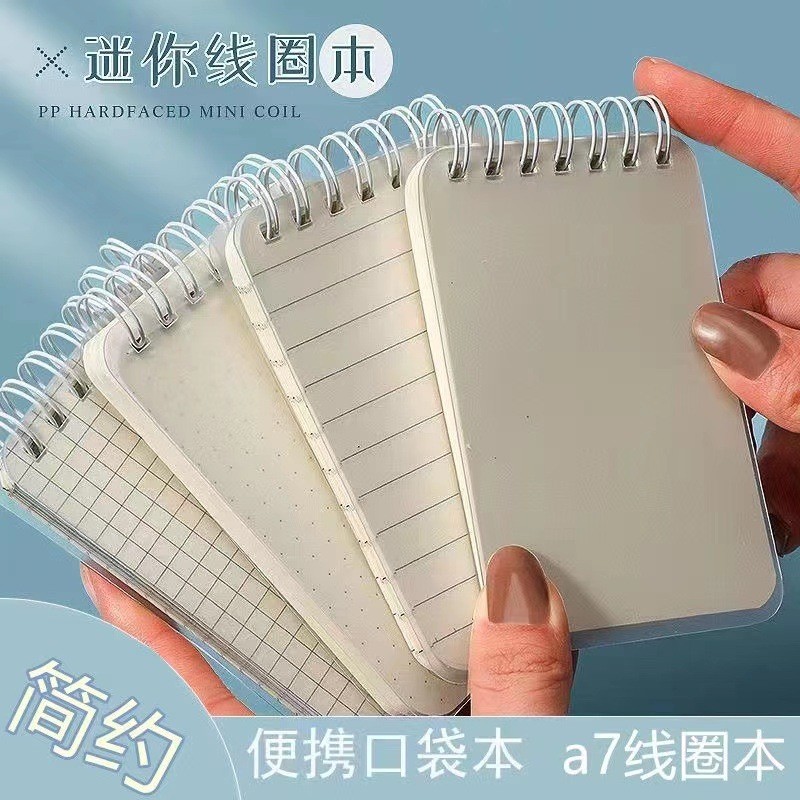 

Transparent Waterproof Cover A7 Pocket Notebook Portable Mini Notebook To Do Notepad 80 Sheet Diary