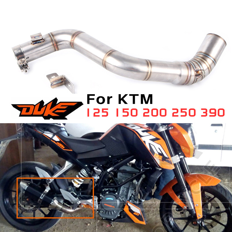 IMPORT Motorcycle Exhaust Muffler For KTM DUKE125 DUKE200 DUKE390 DUKE250 DUKE 125 150 200 390