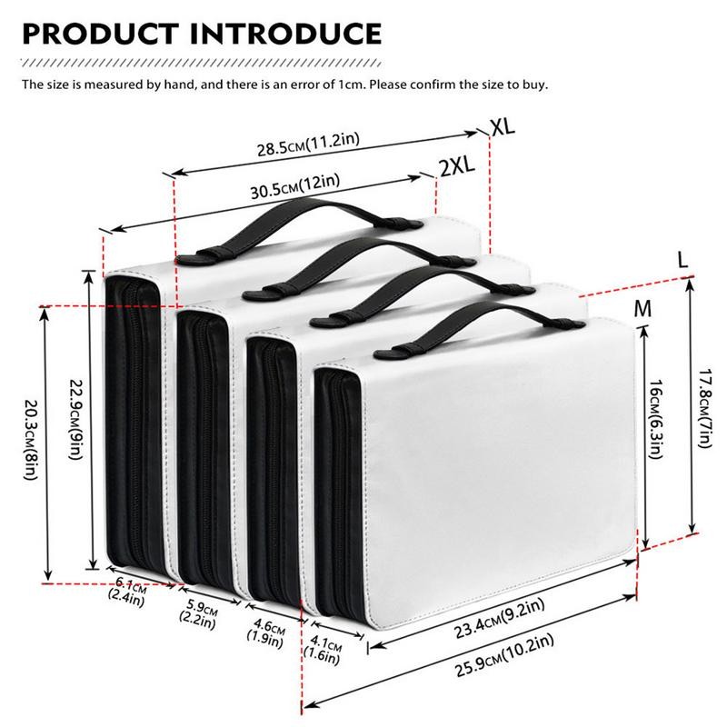 

Pu Leather Book Cover Journal Note Book Protective Cover With Handle Portable Book Cover Sleeve For