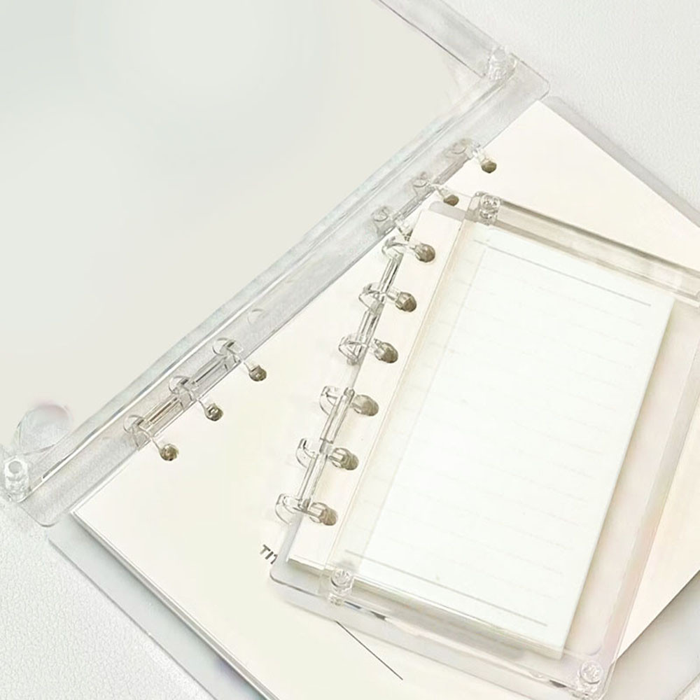 

Hot Selling A5/A7 Notebook Diary Book Office School Stationery Hand Ledger Transparent Acrylic 6