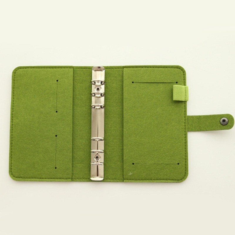 

New Vintage Refillable Notebook File Folder Notepad Cover Ring Binder Office Supplies