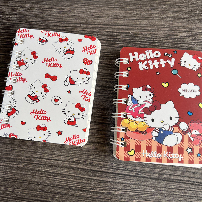

A7 Sanrio Hello Kitty Coil Notebook Ins Wind High Beauty Cute Girl Heart Horizontal Line Student