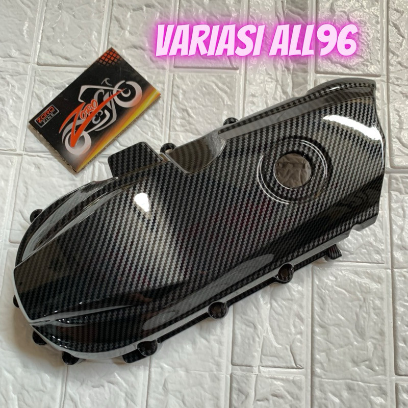 COVER TUTUP CVT BEAT KARBU LAMA BEAT FI LAMA 2010-2014 CARBON ZORO IMPORT