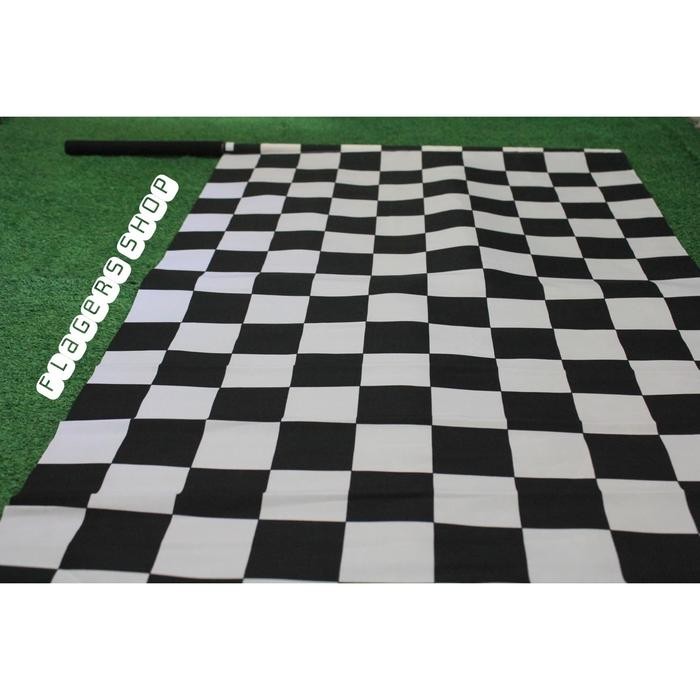 

Flagers - Bendera Start Finish + Stik - Besar