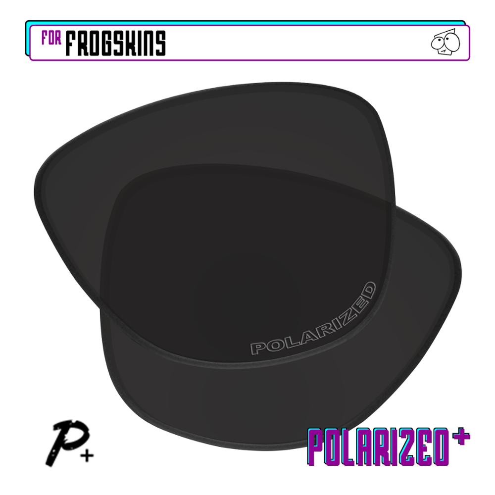 Ezreplace Polarized Replacement Lenses For - Oakley Frogskins Sunglasses - Black P Plus