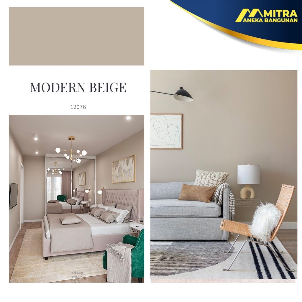 Bararoomkey_ Cat Tembok Jotun Interior Eksterior Modern Beige 12076 / Beige Mocha