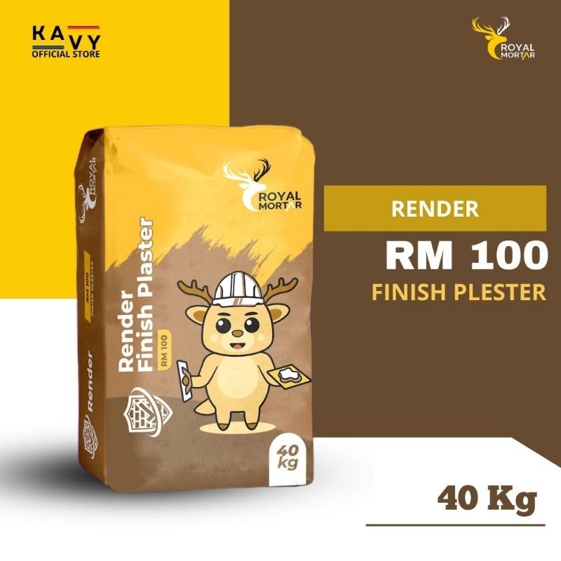 Bararoomkey_ Semen Mortar Render Rm 100 Royal Mortar
