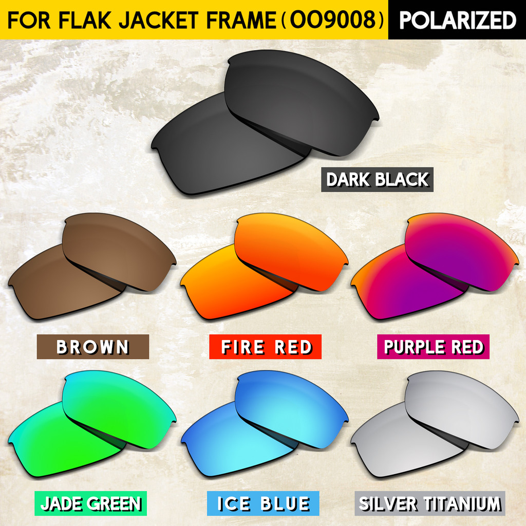 Suitable For Oakley Flak Jacket Replacement Lenses Compatible With Oakley Flak Jacket Sunglasses