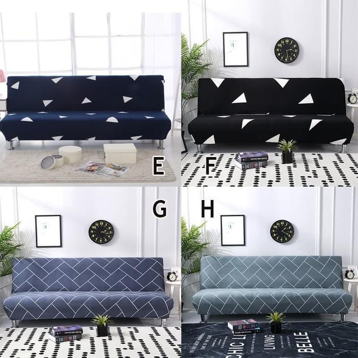 Cover Sofa Bed t Elastis Bermotif - Cover Sofa - Bed Cover Sofa