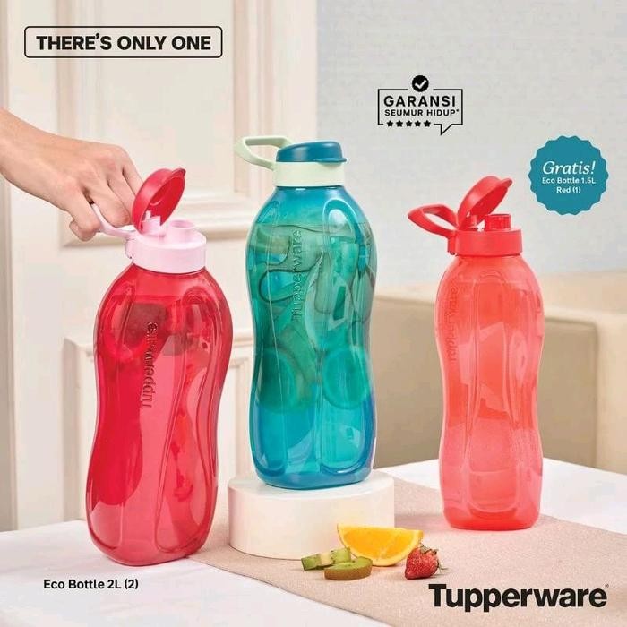 Botol Tupperware 2Liter - Eco Bottle Tupperware 2Liter -Gratisongkir