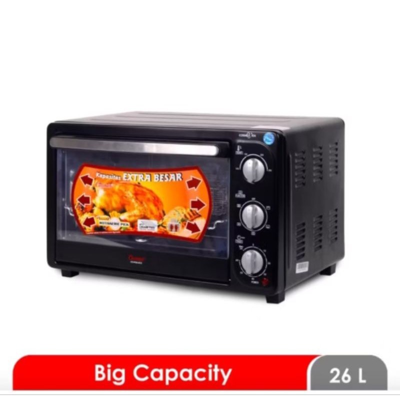RB2233 2 PCS LOYANG NAMPAN OVEN COSMOS 26 LITER / LOYANG OVEN COSMOS CO9926R / LOYANG OVEN LISTRIK