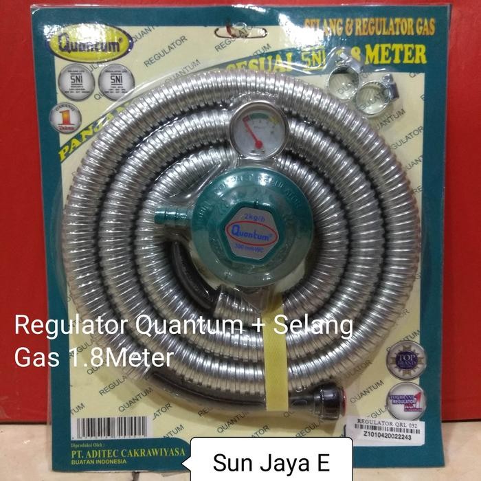 New` selang gas dan regulator QUANTUM