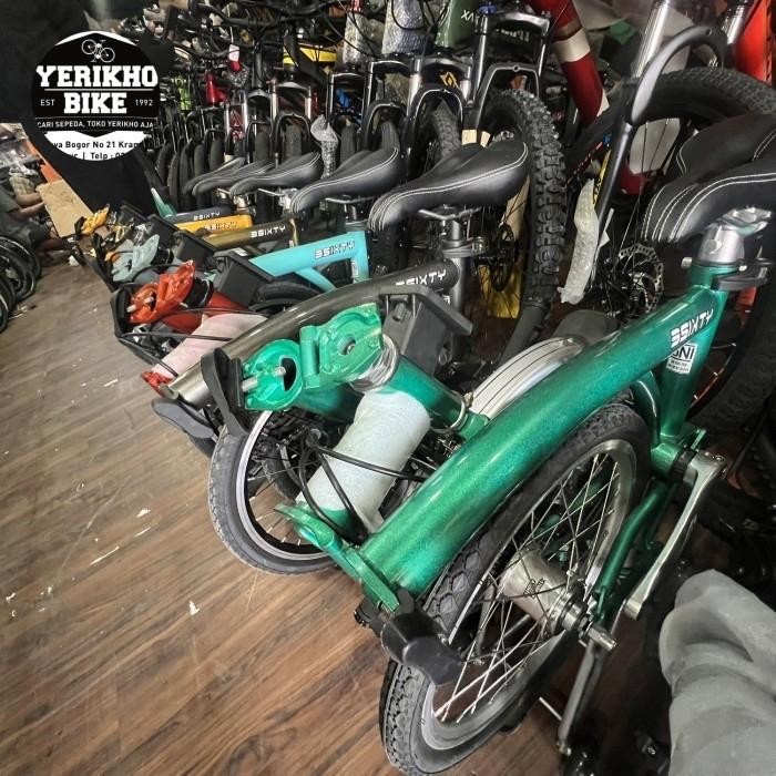 Sepeda Lipat Folding Bike 16 3Sixty Midnight Black