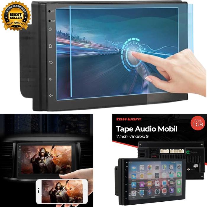 Headunit Android 10 Audio Mobil 7 Inch Radio Bluetooth Gps