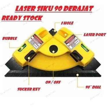 Laser Siku Sudut Leveling 90 Derajat Laser Alat Ukur Sudut 90 Lv 01