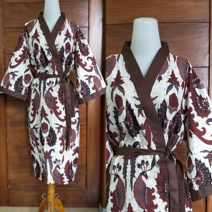 Stok Terbatas Kimono Mandi/Bathrobe/Spa Batik Pria Wanita Size