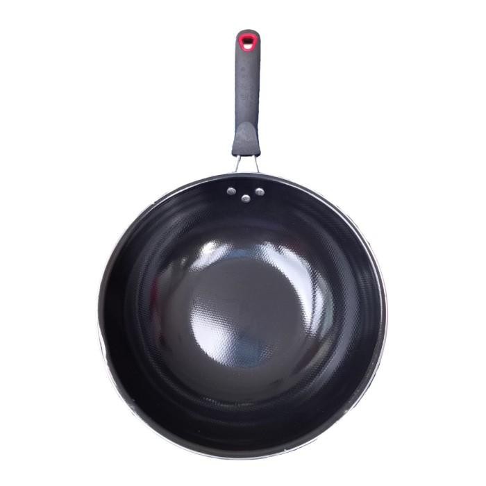 Wajan Penggorengan Enamel 32Cm Frying Pan Anti Lengket Kitchenware Viral Fyp