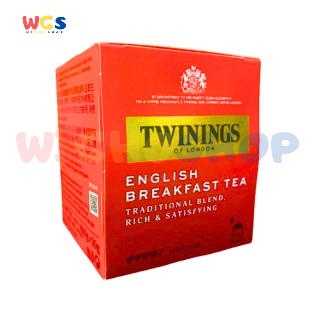 

READYY! Twinings of London English Breakfast Tea Bag 20g (10x2g) - Teh Celup