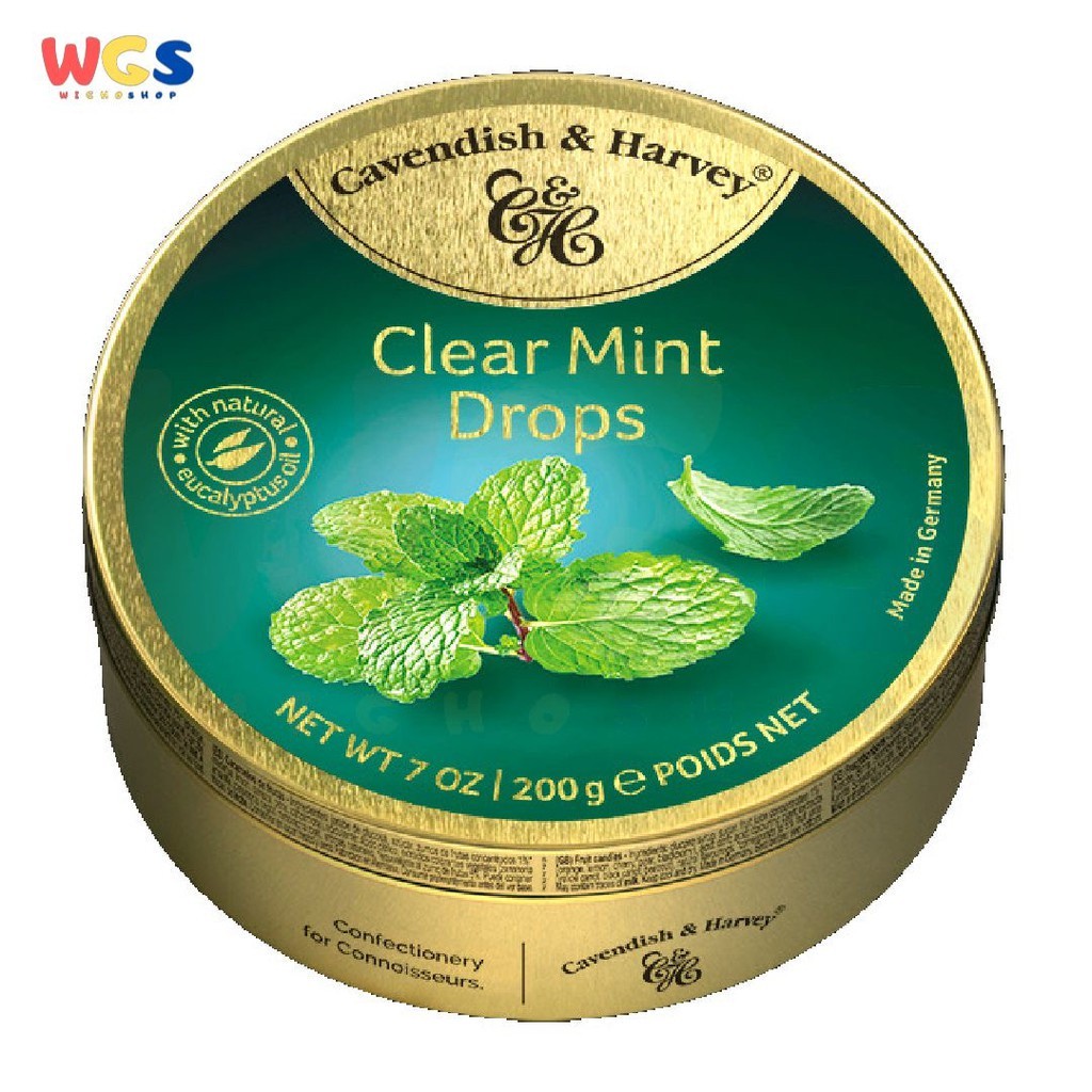

READYY! Permen Cavendish & Harvey Clear Mint Drops Candy 200g