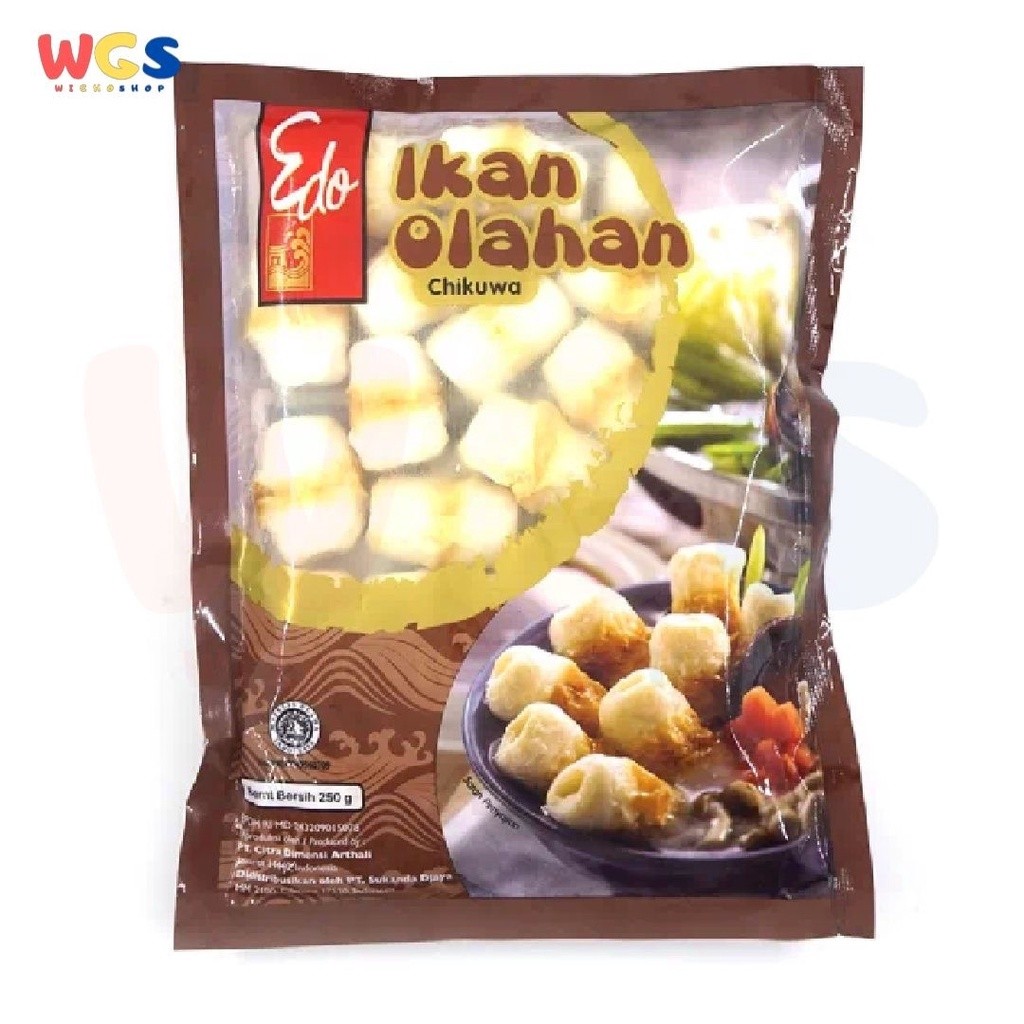 

READYY! Edo Ikan Olahan Chikuwa Bakso Frozen Food 250g - Halal