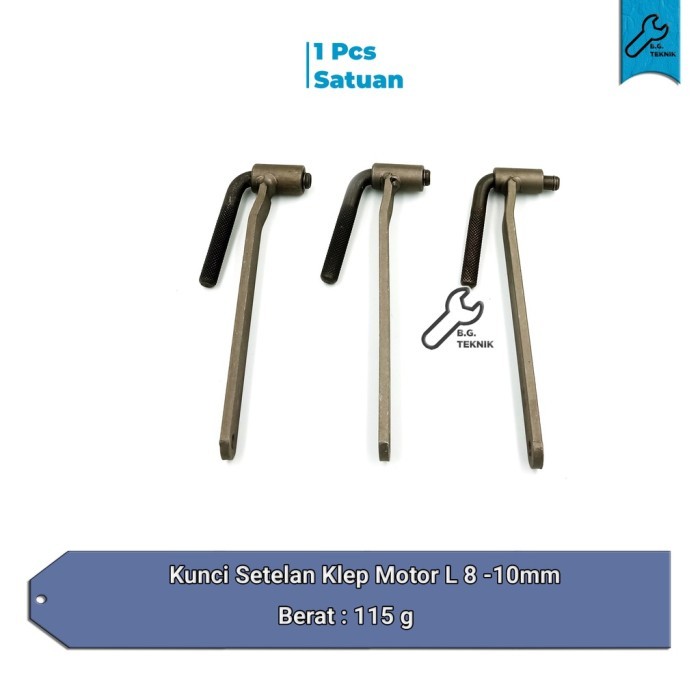 Setelan Klep Mesin Motor 8 - 10 Mm / Kunci Setelan Klep L