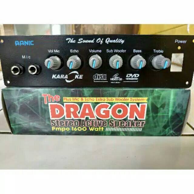 RB2233 Kit Dragon Power Amplifier Speaker Aktif mic echo subwoofer