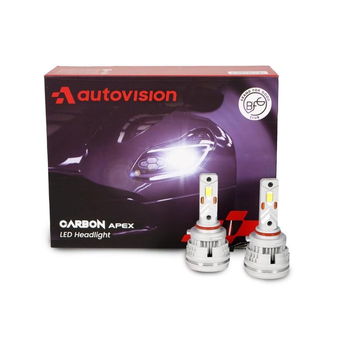 PREMIUM Bohlam Lampu LED Mobil Autovision Carbon P3 Apex HB3 85 Watt Headlight