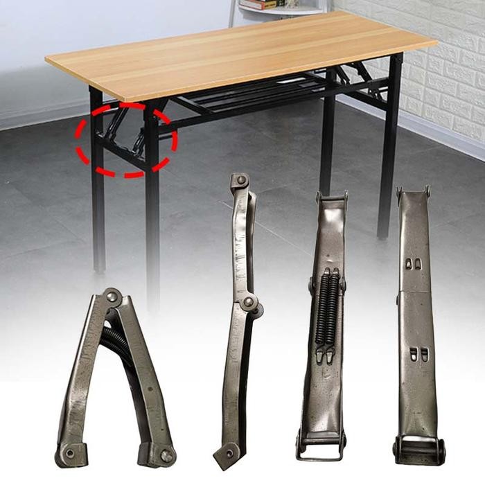 PREMIUM Engsel Untuk Meja Lipat/Engsel Siku Lipat/Engsel Kaki Meja Lipat Besi Furniture Meja Lipat