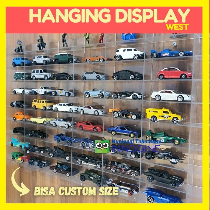 PREMIUM Rak Pajangan Box Akrilik Custom Rak Hotwheels Akrilik Rak Akrilik Box