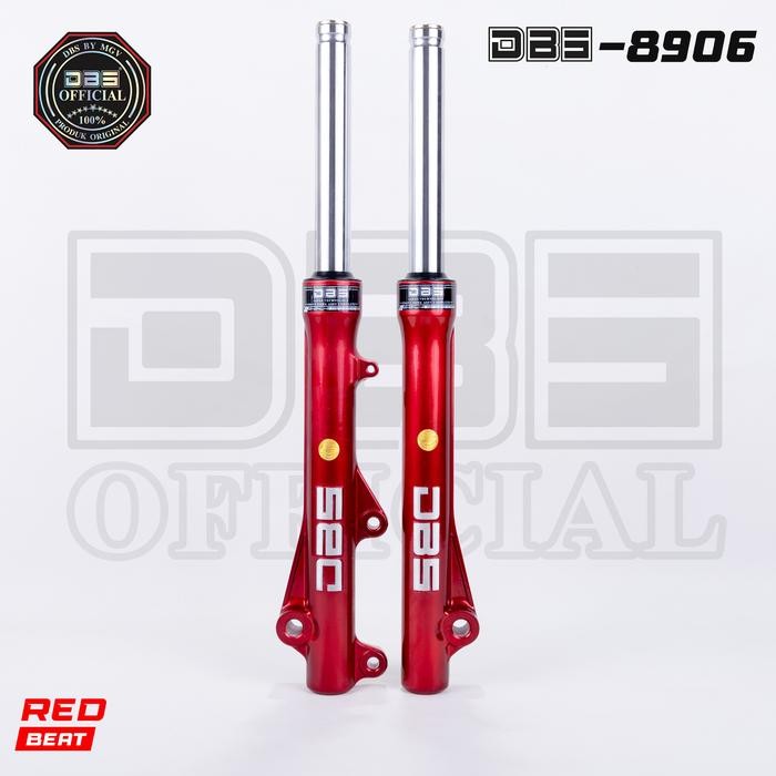 PREMIUM DBS 8906 Shock Depan Standar Full Set DBS Timbul Matic Beat Vario Vario125 Vario150 Genio