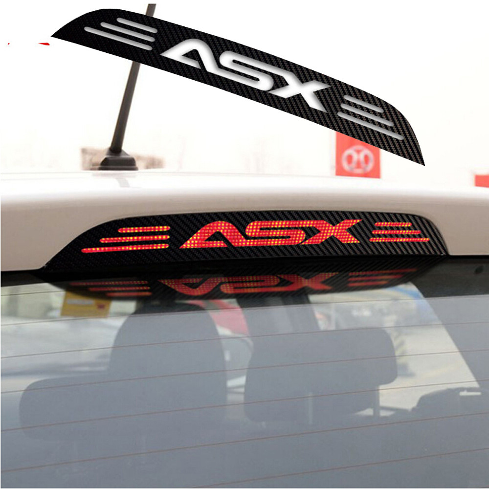 Diskon Besar Casing Stiker Penutup Dekorasi Lampu Rem Serat Karbon untuk MITSUBISHI Asx 2011 2012 20