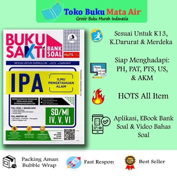 

ORIGINAL BUKU SAKTI BANK SOAL IPA SD/MI KELAS 4,5,6 - KOMPAS ILMU