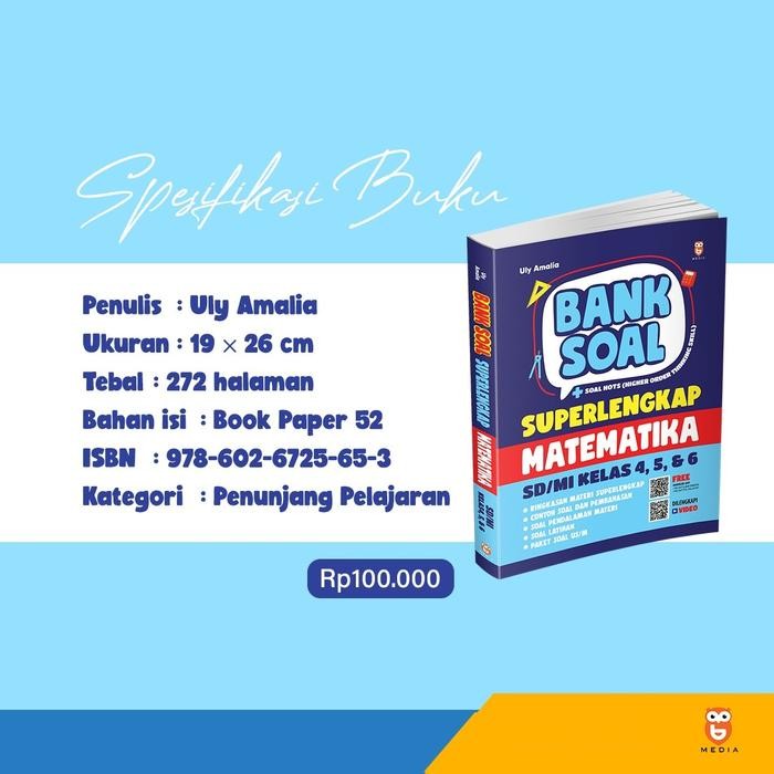 

Bank Soal Superlengkap Matematika SD/MI Kelas 4, 5, & 6