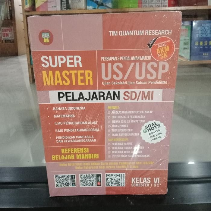 

Original SUPER MASTER Persiapan & Pendalaman Materi US/USP SD Kelas 4