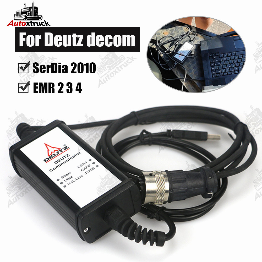 Komunikator Mesin untuk Alat Diagnostik Deutz Deutz Decom SerDia 2010 EMR2 3 4 Alat Pemrograman Pemi