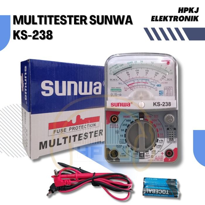 Multitester Analog Sunwa Ks 238 Avometer Multimeter Ks-238 Sunwa
