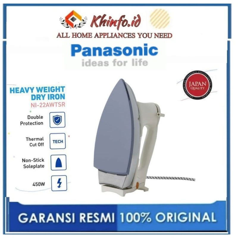 MCL5 Setrika Panasonic NI-22AWT/Setrika levis/Setrika laundry/setrika Listrik panasonic