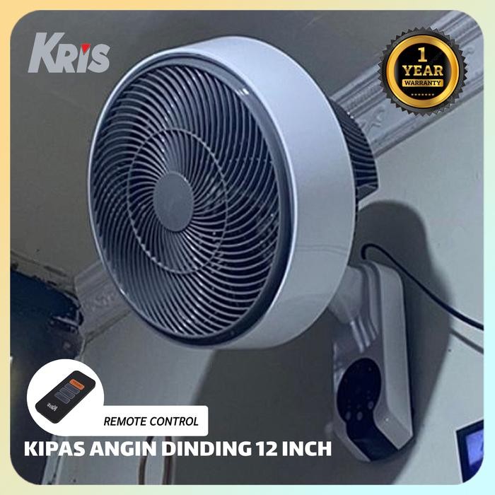 KIPAS ANGIN DINDING 16 REMOTE KRIS WALL FAN KRISBOW