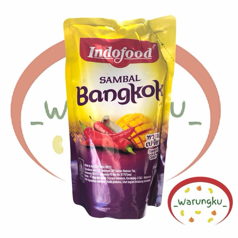 

SANS Indofood 1KG Sambal Bangkok Rasa Pedas Asam Manis